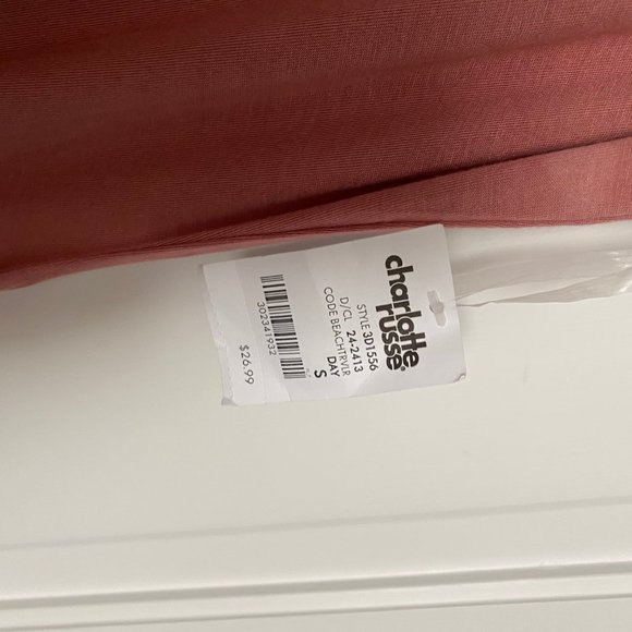 Charlotte Russe Pink Maxi Dress Size Small - Picture 3 of 4